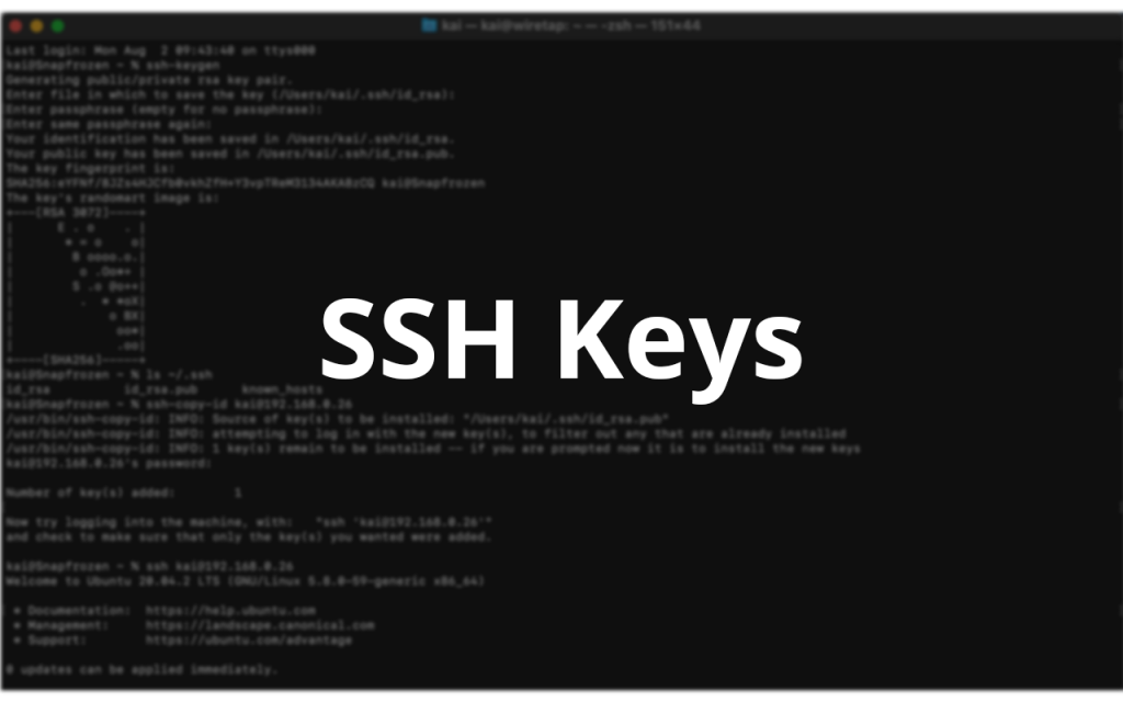 How To Setup And Use SSH Keys - Snapfrozen